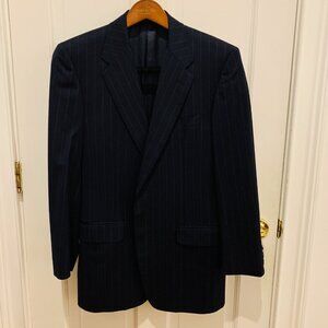 Men's CORNELIANI Pinstriped Wool Suit Size 38R EUR 48